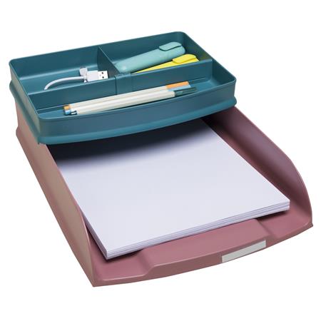 Irattálca, műanyag, EXACOMPTA "COMBO Styli Skandi", rózsaszín 4 Irattálca, műanyag, EXACOMPTA "COMBO Styli Skandi", rózsaszín - Image 4