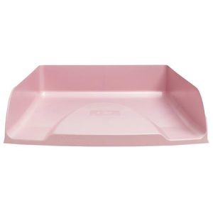Irattálca, műanyag, EXACOMPTA "COMBO Styli AutentiK", rózsaszín