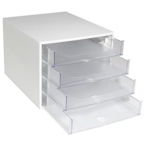 Műanyag fiókos és polcos tárolórendszerek