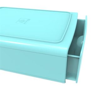 Irattároló, műanyag, 1 fiókos, EXACOMPTA "Skandi", jégkék