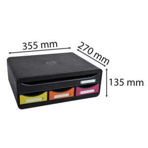 Műanyag fiókos és polcos tárolórendszerek