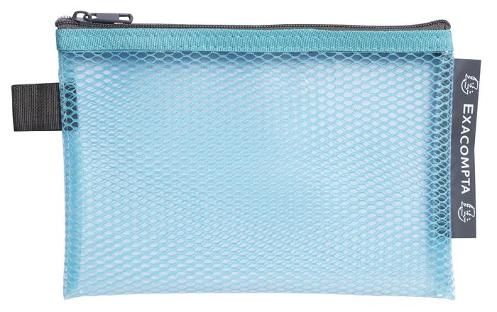 Rendszerező tasak, cipzáras, hálós, A6, EXACOMPTA "Pop`NCo", vegyes 3 Iratvédő tasakok és borítékok