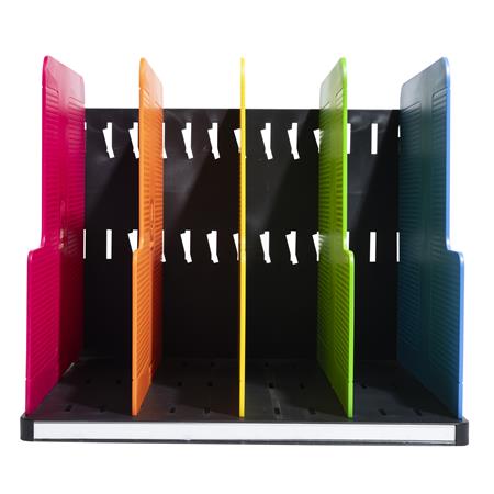 Dokumentum szortírozó, műanyag, 4 részes, álló, EXACOMPTA "Modulotop Iderama®", színes 2 Dokumentum szortírozó, műanyag, 4 részes, álló, EXACOMPTA "Modulotop Iderama®", színes