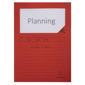 Mappa, ablakos, karton, EXACOMPTA "Forever®", piros