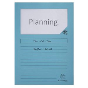 Mappa, ablakos, karton, EXACOMPTA "Forever®", kék