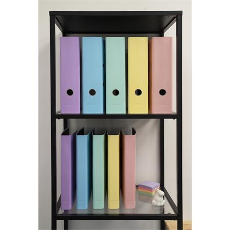 Iratrendező, 80 mm, A4, karton, EXACOMPTA "Aquarel", pasztell zöld 4 Iratrendező, 80 mm, A4, karton, EXACOMPTA "Aquarel", pasztell zöld - Image 4