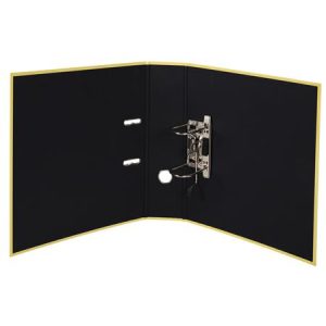 Iratrendező, 80 mm, A4, karton, EXACOMPTA "Aquarel", pasztell sárga