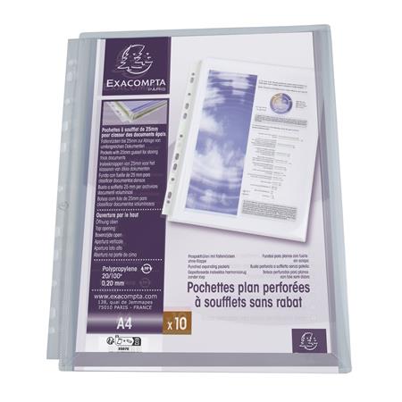 Katalógustartó genotherm, lefűzhető, A4, PP, EXACOMPTA 2 Katalógustartó genotherm, lefűzhető, A4, PP, EXACOMPTA