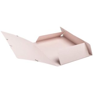 Gumis mappa, prespán, A4, EXACOMPTA "Skandi", nude