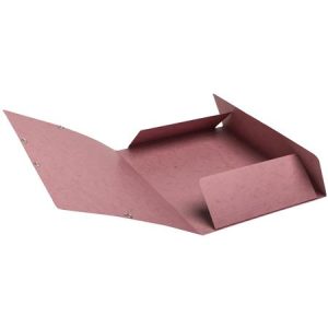 Gumis mappa, prespán, A4, EXACOMPTA "Skandi", antik rózsaszín