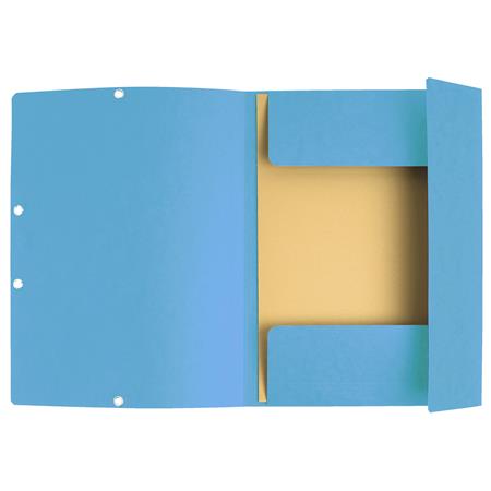 Gumis mappa, prespán, A4, EXACOMPTA, türkiz 3 Mappák karton gumis