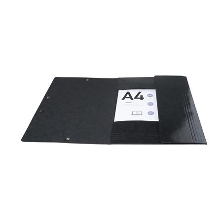 Gumis mappa, karton, A4, EXACOMPTA "Iderama", fekete 2 Gumis mappa, karton, A4, EXACOMPTA "Iderama", fekete