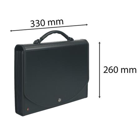 Harmonikamappa, A4, PP, 13 rekeszes, EXACOMPTA "Exactive®", fekete 3 Irattáskák és rendszerezők