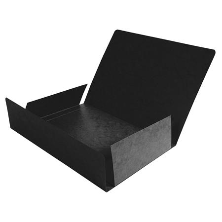 Pólyás dosszié, karton, A4, EXACOMPTA, fekete 2 Pólyás dosszié, karton, A4, EXACOMPTA, fekete