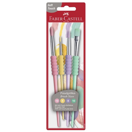 Ecset Faber Castell puha tapintású pasztell ( 4,8,10,12 ) 4 db-os bliszterben 1 Ecset Faber Castell puha tapintású pasztell ( 4,8,10,12 ) 4 db-os bliszterben