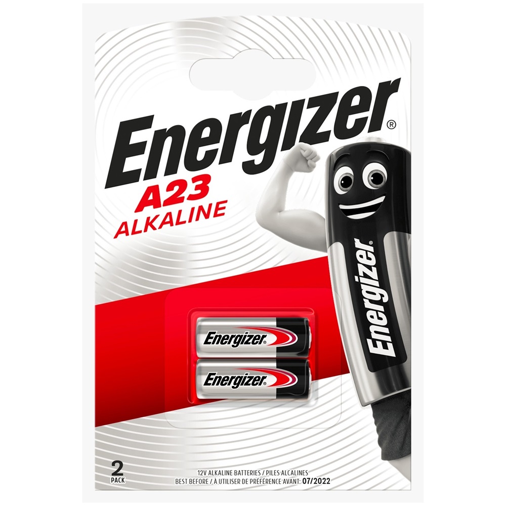 Elem A23 12V-os alkáli riasztó elem 2 db/csomag, Energizer 1 Elem A23 12V-os alkáli riasztó elem 2 db/csomag, Energizer