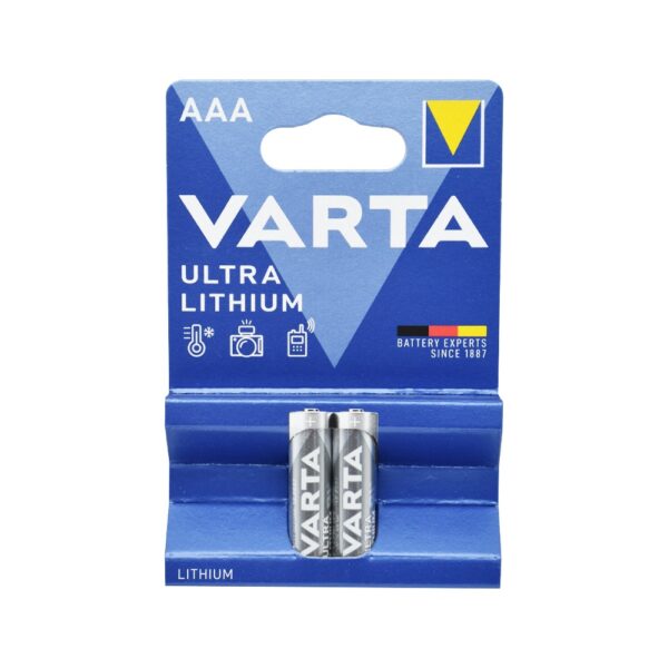 Elem AAA mikro LR03 Industrial 2 dbcsomag Varta Ultra Lithium i540743