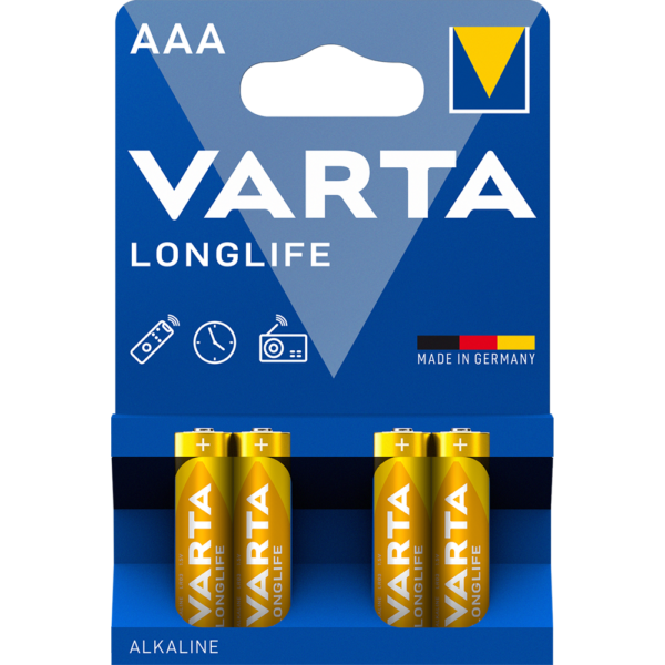 Elem AAA mikro LR03 Longlife 4 db csomag Varta i591327