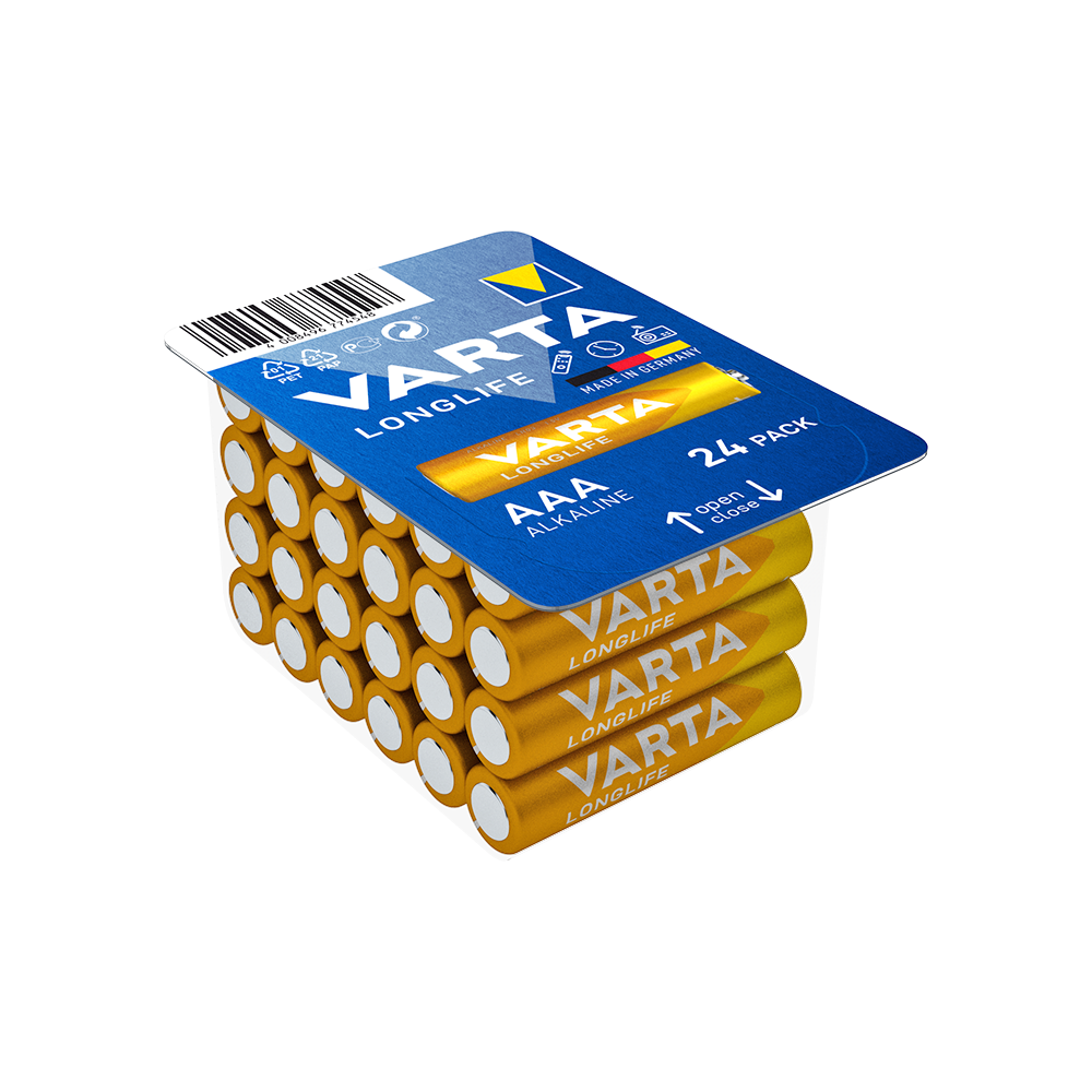 Elem AAA mikro LR03 Longlife BigBox 24 db/csomag, Varta 3 Elem AAA mikro LR03 Longlife BigBox 24 db/csomag, Varta - Image 3