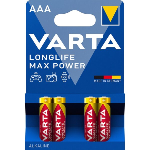 Elem AAA mikro LR03 Longlife Max Power 4 dbcsomag Varta i243312