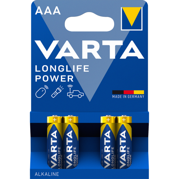 Elem AAA mikro LR03 Longlife Power 4 db csomag Varta i591660