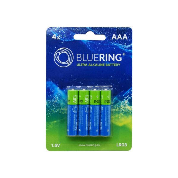 Elem AAA mikro ceruza LR03 tartos alkali 4 dbcsomag Bluering i481721