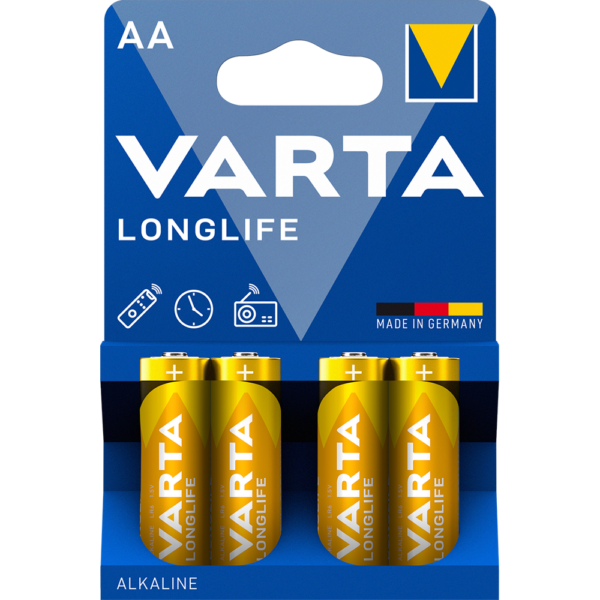 Elem AA ceruza LR06 Longlife 4 db csomag Varta i591336