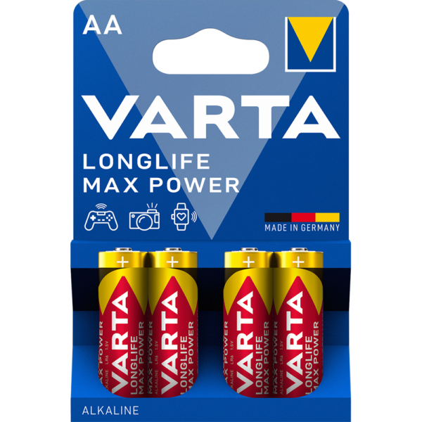 Elem AA ceruza LR06 Longlife Max Power 4 db csomag Varta i591363