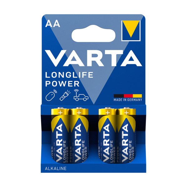 Elem AA ceruza LR06 Longlife Power 4 db/csomag, Varta - Image 4