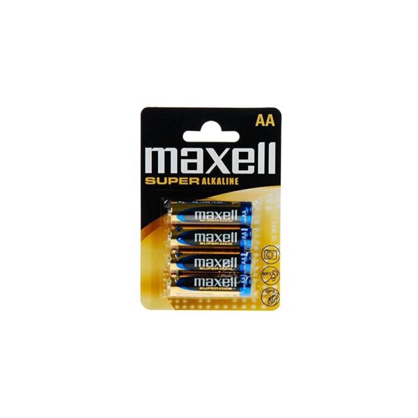 Elem AA ceruza LR6 1 5V 4 db Maxell Super tartos alkaline i109296