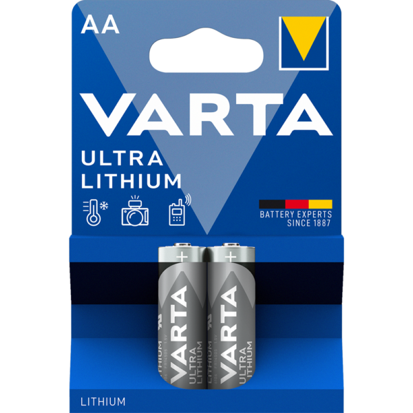 Elem AA ceruza LR6 2 db csomag Varta Ultra Lithium i591642