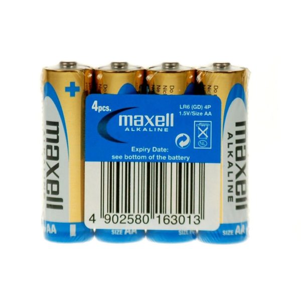 Elem AA ceruza LR6 zsugorfolias MAXELL alkaline 4 db i3896