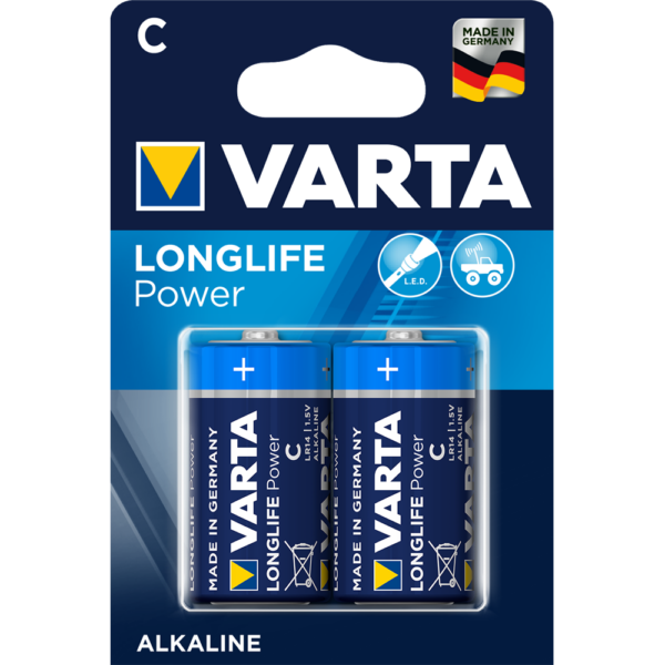 Elem C bebi LR14 longlife power 2db csomag VARTA i113964