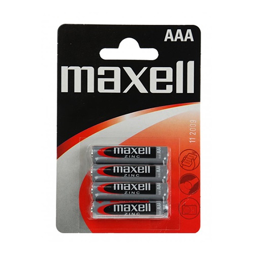 Elem Maxell féltartós R03 AAA mikro 4 db/csomag 1 Elem Maxell féltartós R03 AAA mikro 4 db/csomag