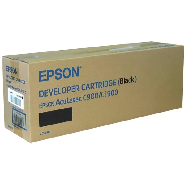 Epson C900 toner black ORIGINAL leertekelt i180812