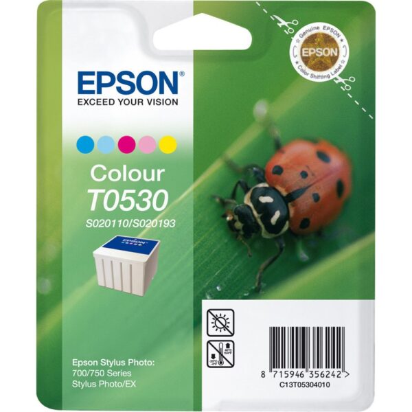 Epson T053 tintapatron color ORIGINAL leertekelt i181022