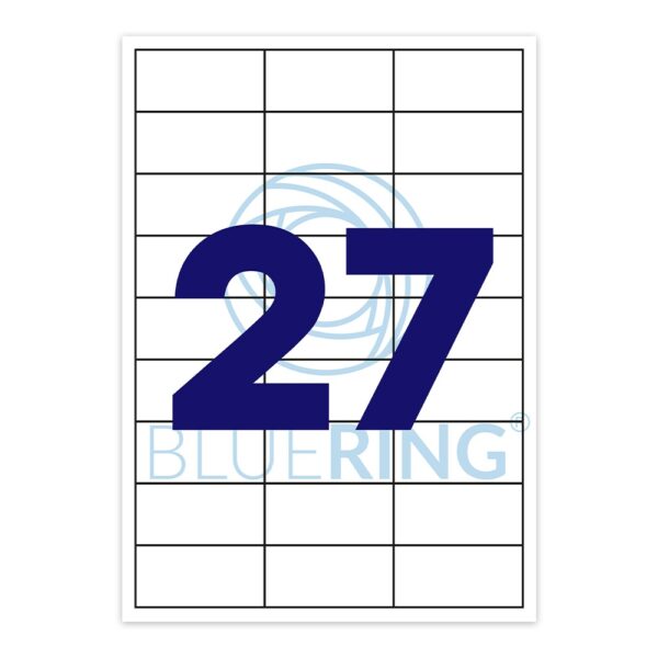 Etikett cimke 70x32mm 100 lap 27 cimke lap Bluering i514710