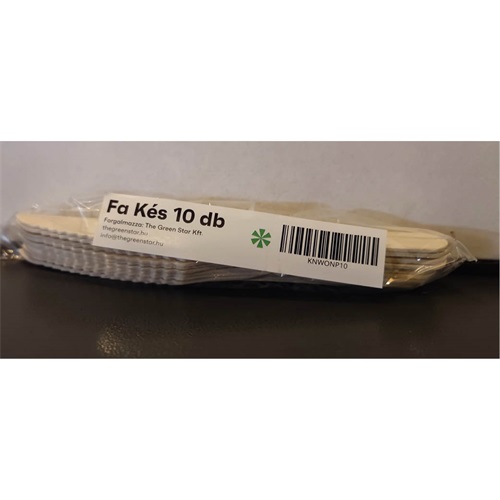 Evőeszköz kés fa 16cm 10db/csomag 2 Evőeszköz kés fa 16cm 10db/csomag - Image 2