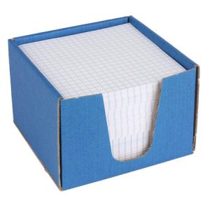 Kockatömb, 100x100 mm, adagolóval, FŰZFŐI, kockás