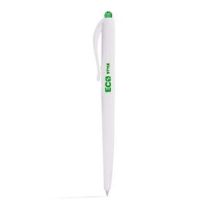 Golyóstoll, 0,25 mm, nyomógombos, FLEXOFFICE "FO-029 Eco Style", kék