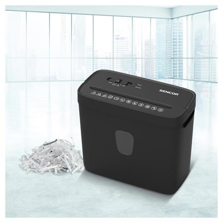 Iratmegsemmisítő, konfetti, 4 lap, SENCOR "SSK 362" 2 Iratmegsemmisítő, konfetti, 4 lap, SENCOR "SSK 362"