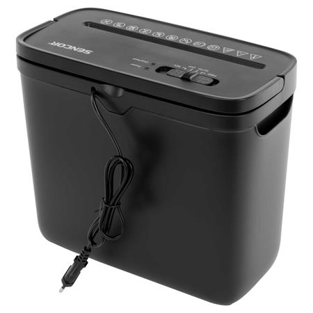 Iratmegsemmisítő, konfetti, 4 lap, SENCOR "SSK 362" 3 Iratmegsemmisítők otthoni és kis irodai használatra, 1-3 felhasználó számára