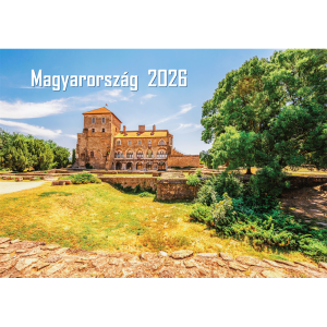 Falinaptár képes 460x320mm, Magyarország Realsystem 2026.