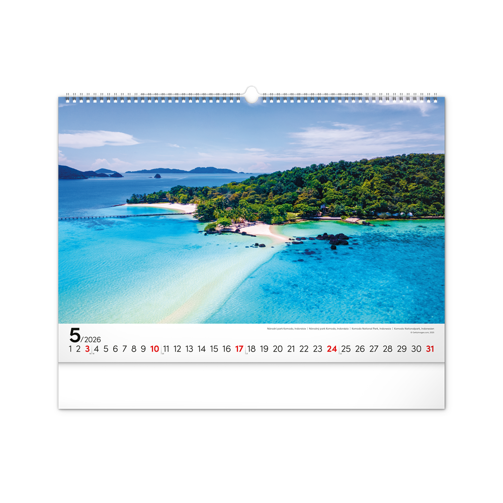 Falinaptár képes 480×330mm Sea Realsystem 2026. 2 Falinaptár képes 480×330mm Sea Realsystem 2026. - Image 2