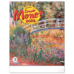 Falinaptár képes  480×560mm Claude Monet  Realsystem 2026.