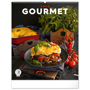 Falinaptár képes  480×560mm Gourmet  Realsystem 2026.