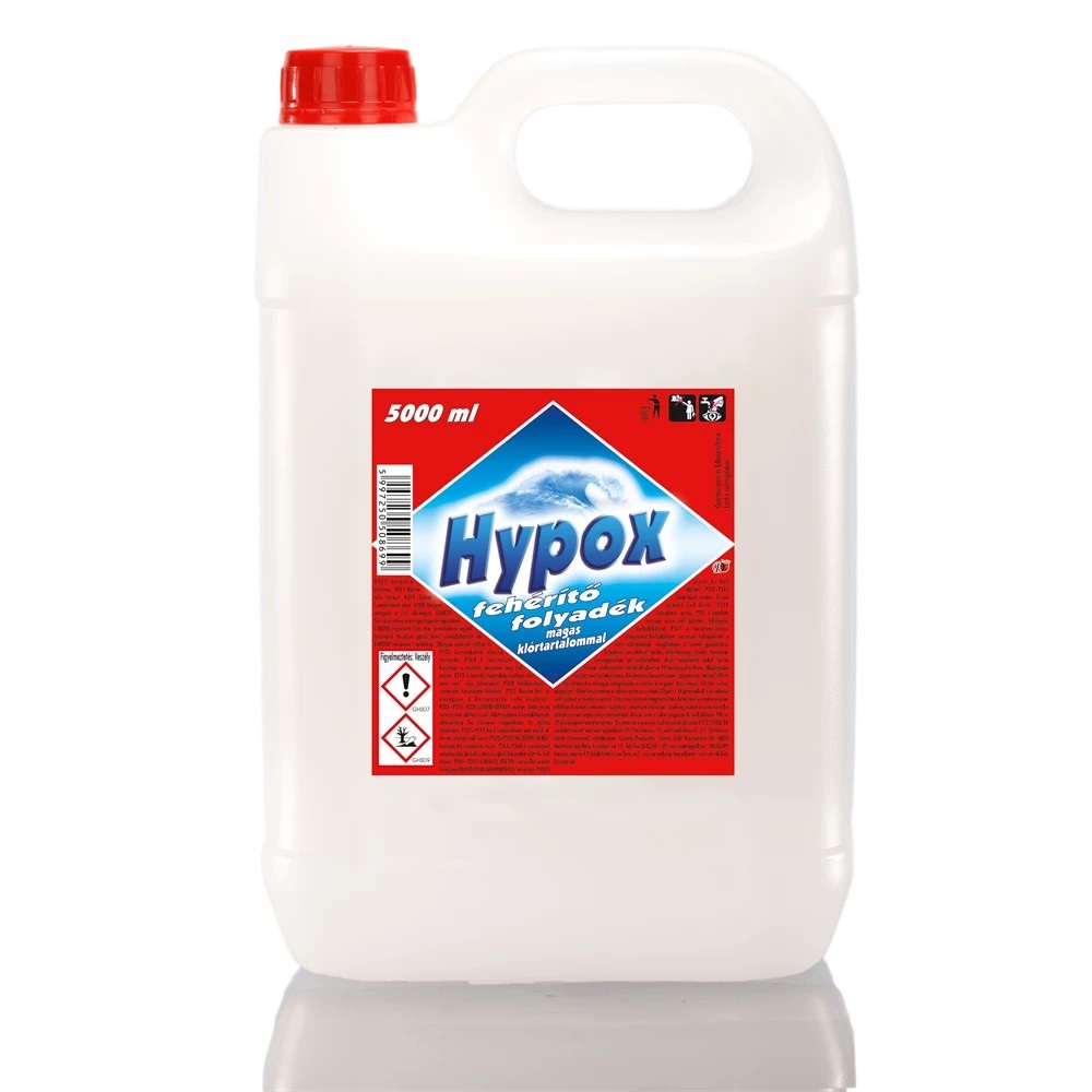 Fehérítő folyadék 5 liter Hypox 1 Fehérítő folyadék 5 liter Hypox