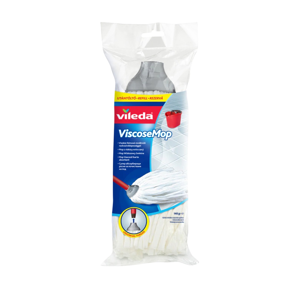 Felmosó fej mop utántöltő Vileda Viscose _F2535V 3 Felmosó fej mop utántöltő Vileda Viscose _F2535V - Image 3