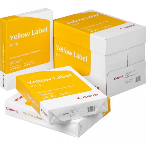 Fenymasolopapir A4 80g CANON YELLOW LABEL 500ivcsom i15871