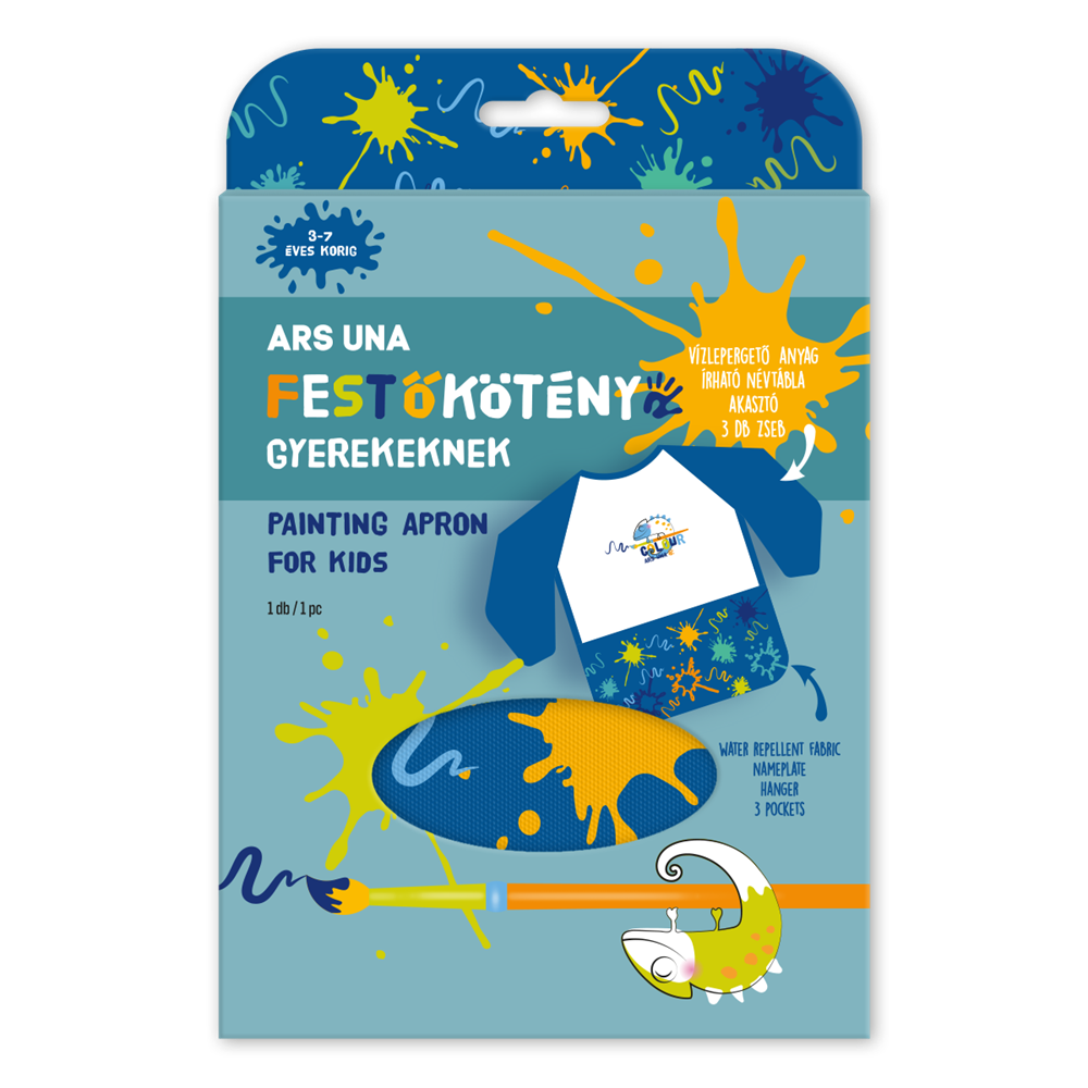 Festőkötény fiús Ars Una kék 2 Festőkötény fiús Ars Una kék - Image 2
